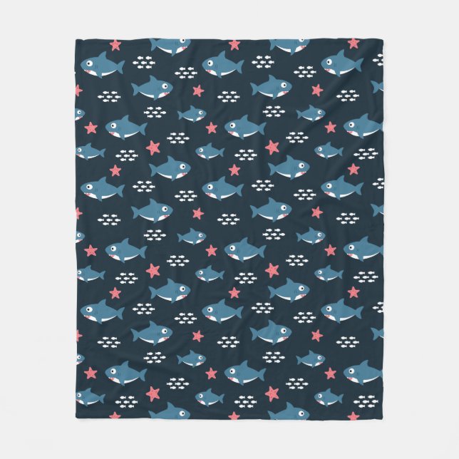 Shark Fleece Blanket (Front)