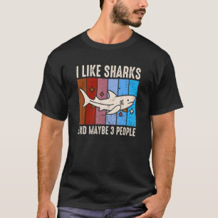 Shark For Kids Men Women Animal Shark Stuff T-Shirt