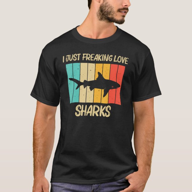 Shark For Men Women Hammerhead Tiger Sharks T-Shirt (Front)