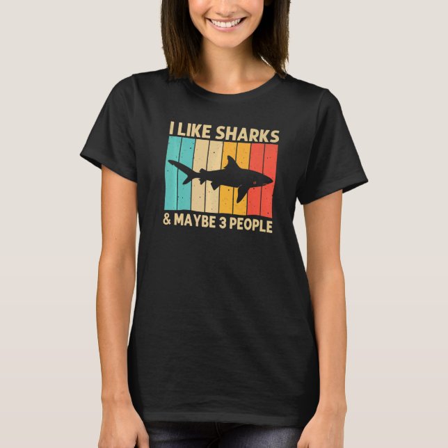 Shark For Men Women Hammerhead Tiger Sharks T-Shirt (Front)