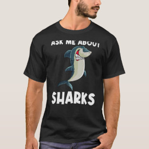 Shark For Men Women White Shark T-Shirt