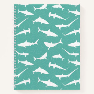 Shark Frenzy Cool Underwater Predators Notebook