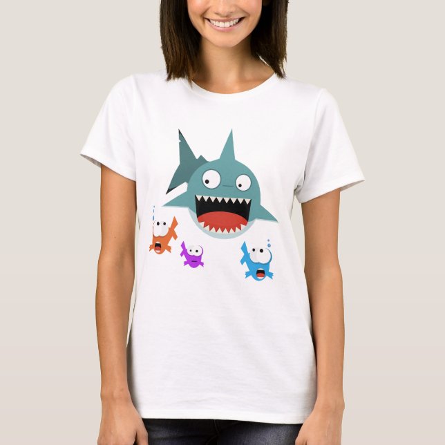 Shark Fun Ladies Tank Top (Front)
