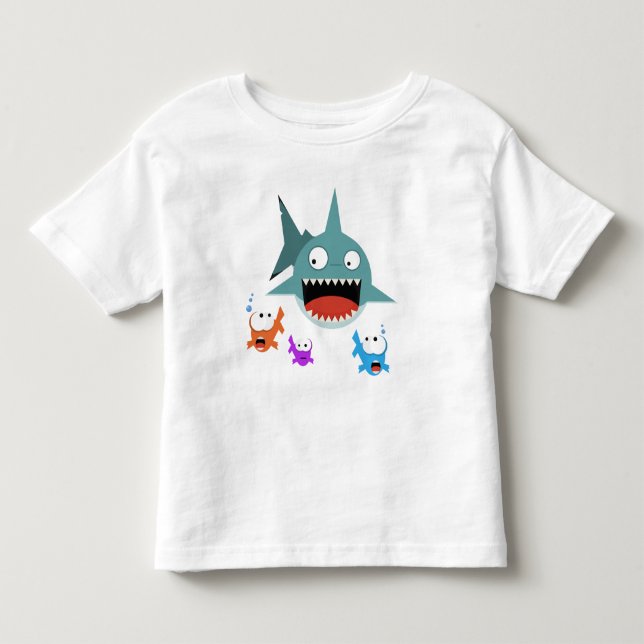 Shark Fun Toddler T-Shirt (Front)