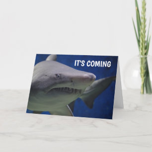 SHARK FUNNY BIRTHDAY CARDS