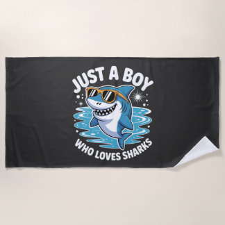 Shark Funny Quote  Beach Towel