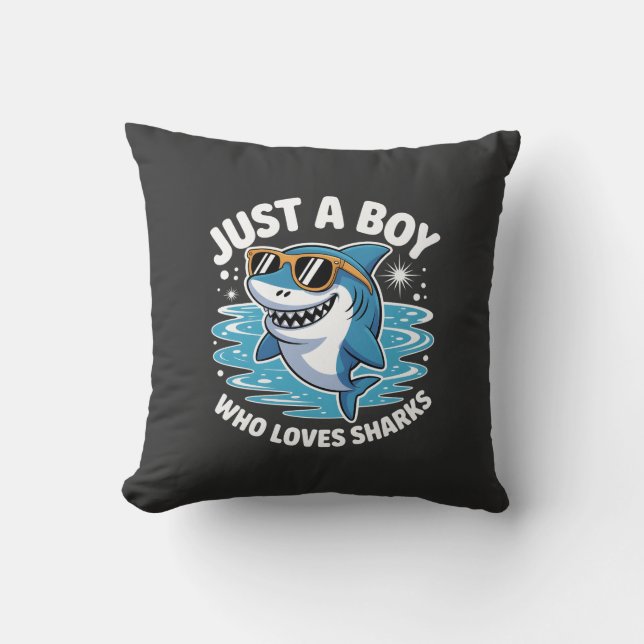 Shark Funny Quote  Cushion (Front)