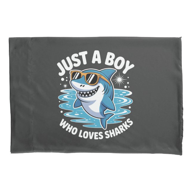 Shark Funny Quote  Pillowcase (Front)