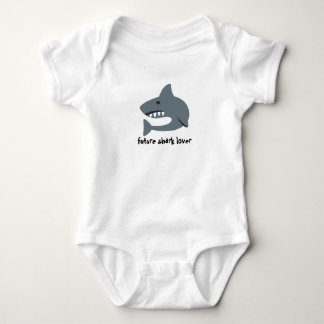 Shark Graphic Infant One-Piece Baby Bodysuit