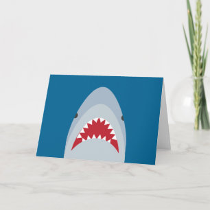 Shark Greeting Card - Blank Inside