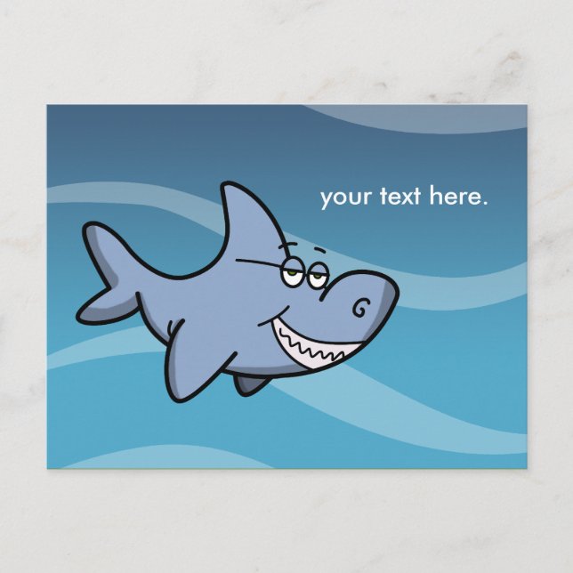 Shark Grin Postcard (Front)