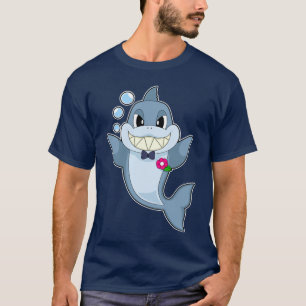 Shark Groom Bow tie Wedding T-Shirt