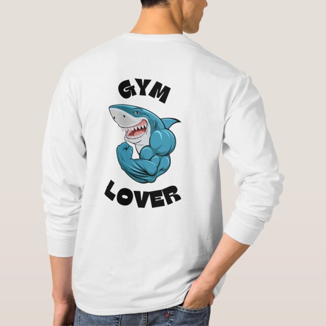 Shark Gym Lover T-Shirt (Back)