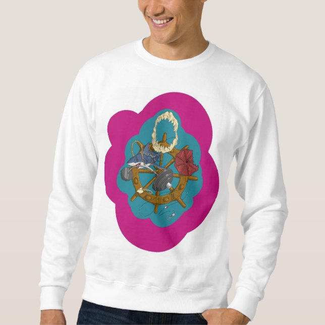 Shark gym sweatshirt (Front)