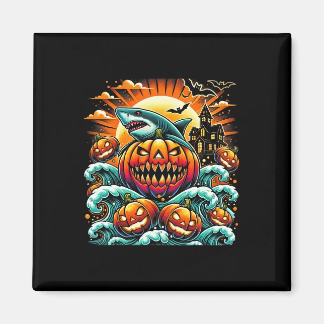 Shark Halloween  Magnet (Front)