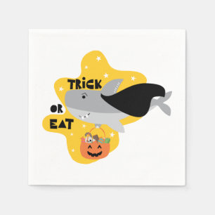 Shark  Halloween Napkin