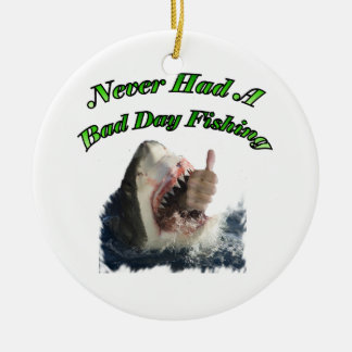 Shark hand ceramic tree decoration