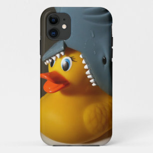 Shark Hat Rubber Duck iPhone 11 Case