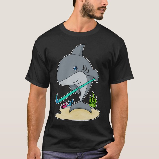 Shark Hockey Hockey stick T-Shirt (Front)