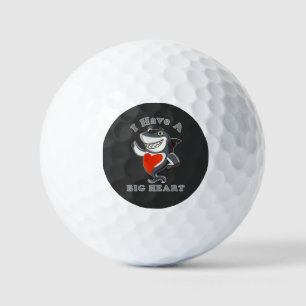 Shark I Have A Big Heart Valentines Day Love T-Sh Golf Balls