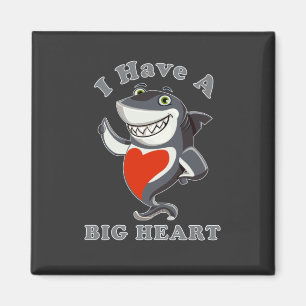 Shark I Have A Big Heart Valentines Day Love T-Sh Magnet