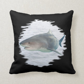 Shark in water American MoJo Pillow