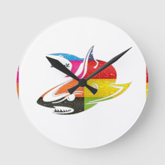 SHARK INCA MAYA DRCHOS.COM 08V CUSTOMIZABLE PRODUC ROUND CLOCK