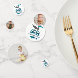 Shark Infested Any Age Birthday Party Photo Confetti