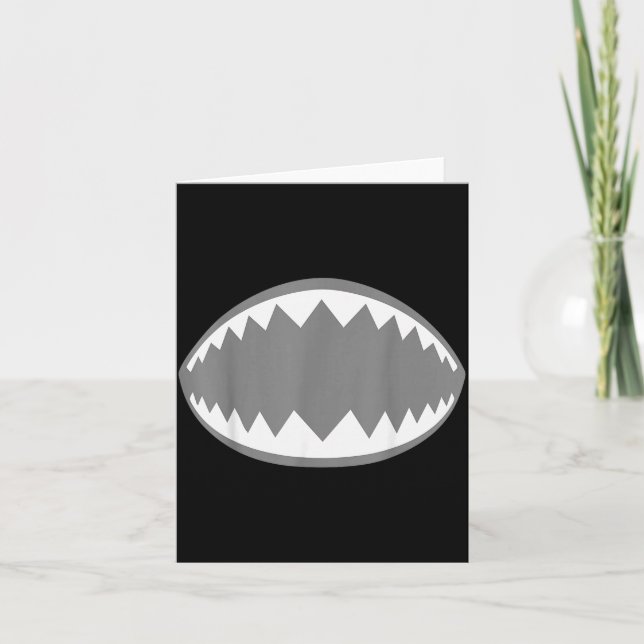 Shark Jaw Shirt Adult Kids Men Women Shark Mouth C Card (Front)