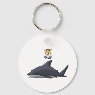 Shark Jumper Key Ring