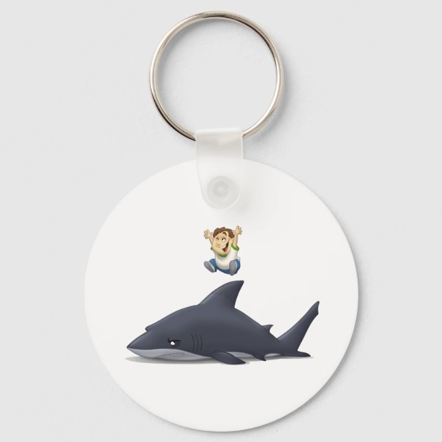 Shark Jumper Key Ring (Front)