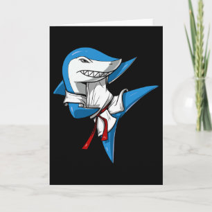 Shark Karate Ninja Martial Arts Kickboxing Jiu-jit Card