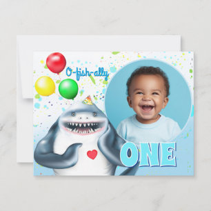 Shark Kids Birthday Photo 
