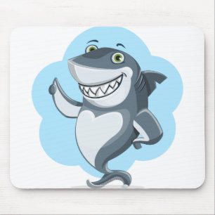 Shark Laughing Mouse Mat