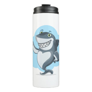 Shark Laughing Thermal Tumbler