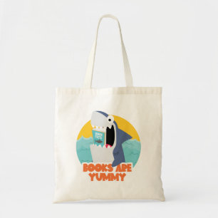 Shark Library Book Tote Bag