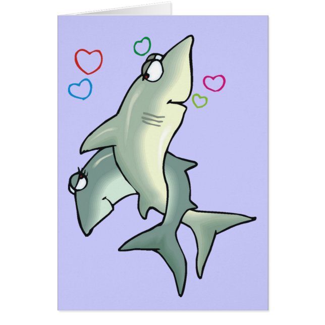 Shark Love Card (Front)