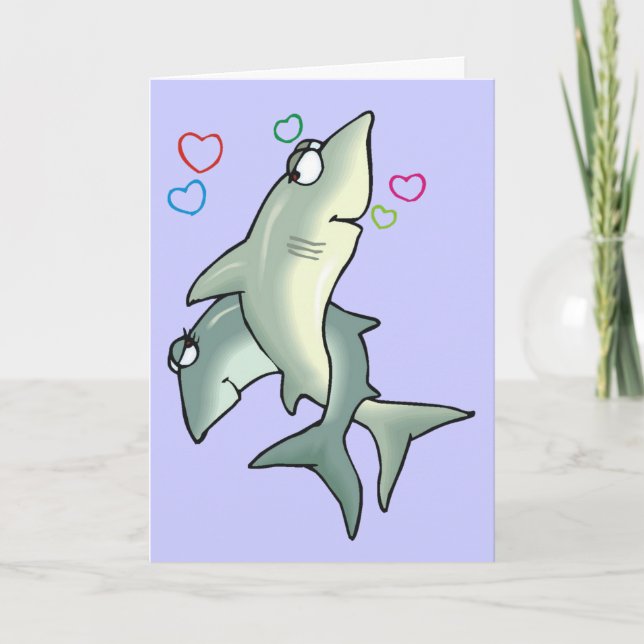 Shark Love Card (Front)