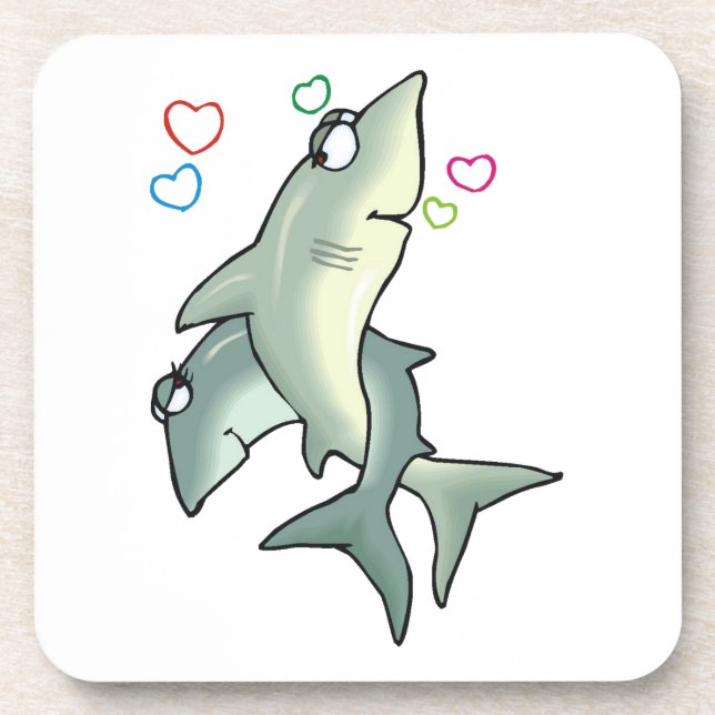 Shark Love Coaster (Front)