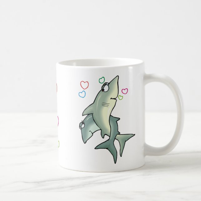 Shark Love Coffee Mug (Right)