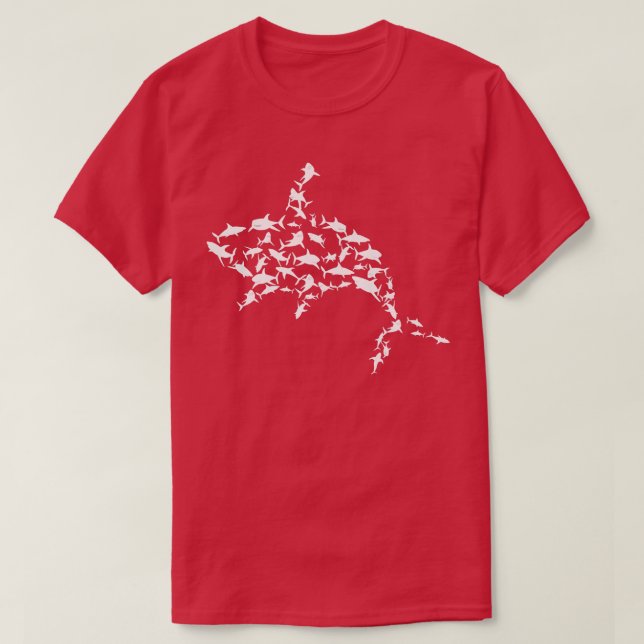 Shark Lover Marine Biology Animal Science T-Shirt (Design Front)