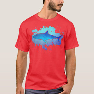 Shark Lover Retro Vintage Scuba Diving Snorkelling T-Shirt