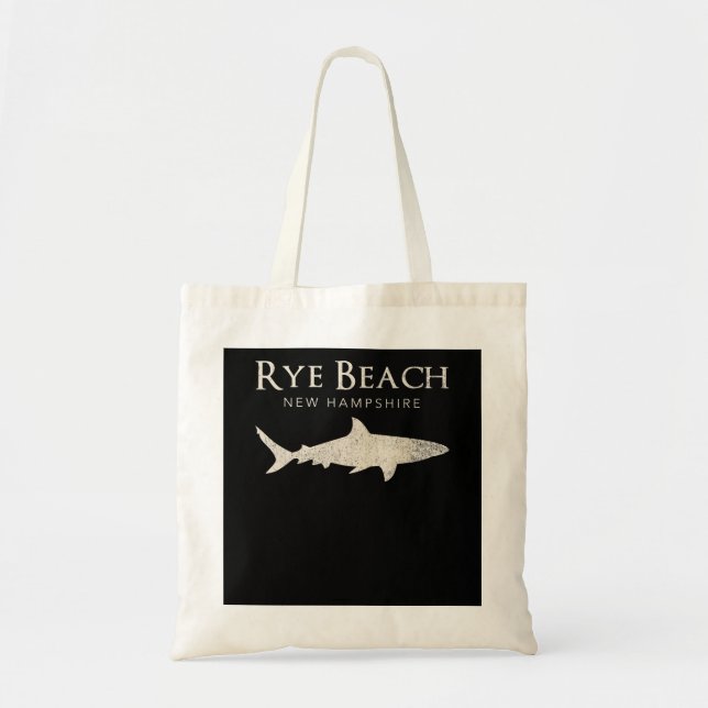Shark Lover | Rye Beach Shark Tote Bag (Front)