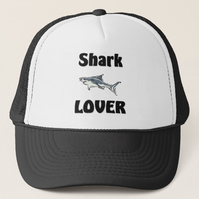 Shark Lover Trucker Hat (Front)