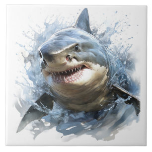 Shark Lovers Tile