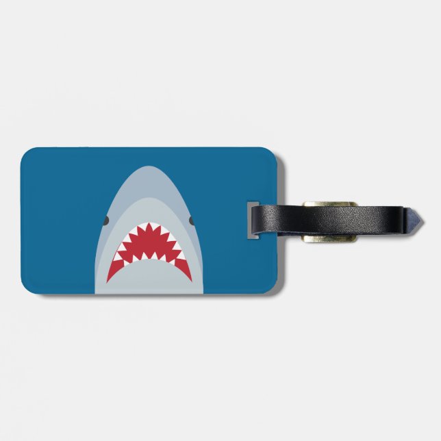 Shark Luggage Tag (Back Horizontal)