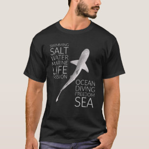 Shark Marine Life Biologist Sea Ocean Man Woman Ki T-Shirt