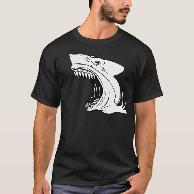Shark Men's Dark T-Shirt (Front)