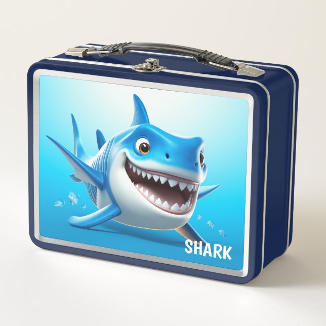 Shark Metal Lunch Box (Front)