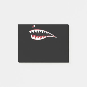 Shark Mouth Art Symbol - Gift For Shark Lover Post-it Notes